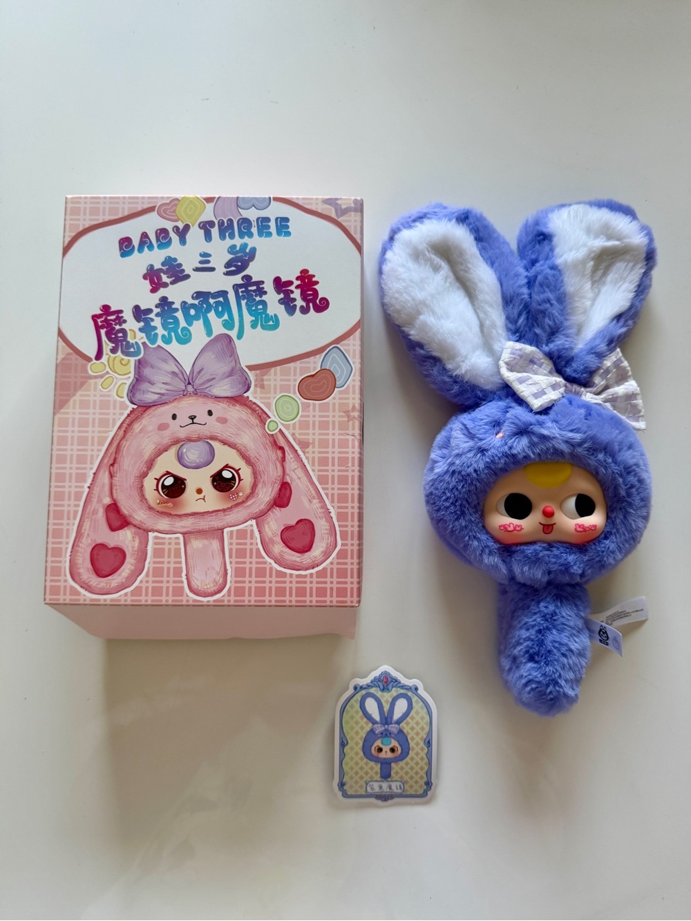 Baby Three BB3 Magic Mirror Series Blind Box Purple Bunny